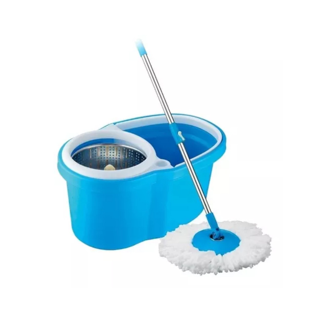 CleanSpin™️ – Trapero Giratorio 360° con Doble Mopa, Limpieza Rápida y Sin Esfuerzo ✅