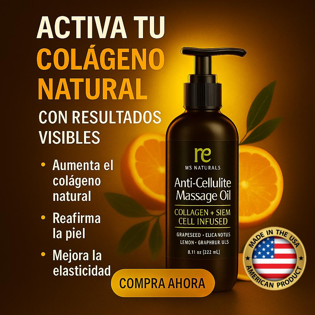 CelluFree™️ - Aceite + Colágeno Anticelulitis que Alisa, Reafirma y Define tu Cuerpo - DROPKILLER