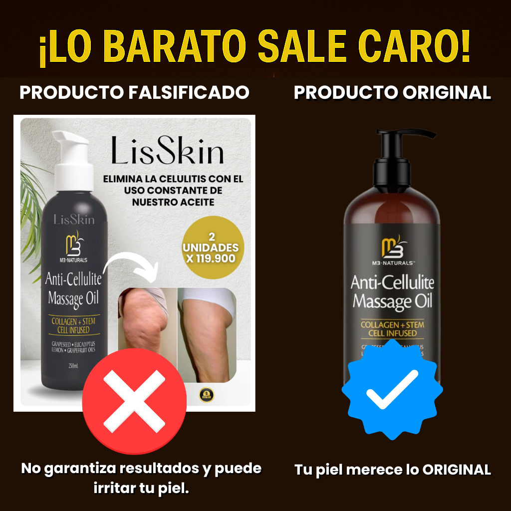 CelluFree™️ - Aceite + Colágeno Anticelulitis que Alisa, Reafirma y Define tu Cuerpo - DROPKILLER